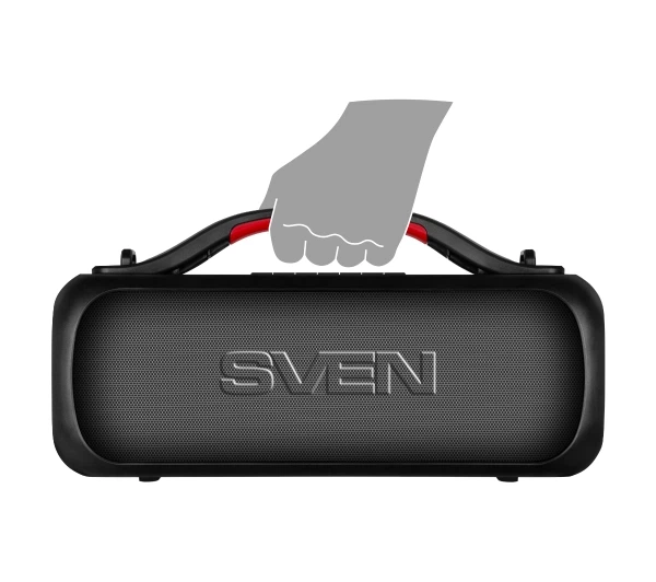Bluetooth-колонка Sven PS-360 24W Радіо FM Чорний - Фото 14 Bluetooth-колонка Sven PS-360 24W Радіо FM Чорний - зображення 14