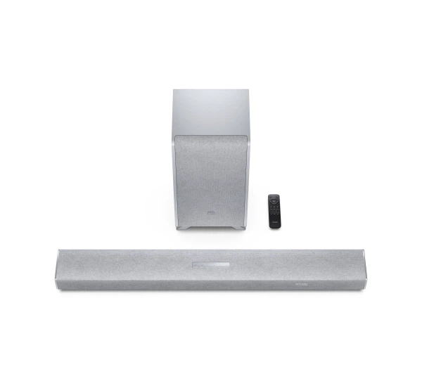 Саундбар Sharp HT-SBW53121 3.1.2 Bluetooth Dolby Atmos DTS X Сріблястий - изображение 3