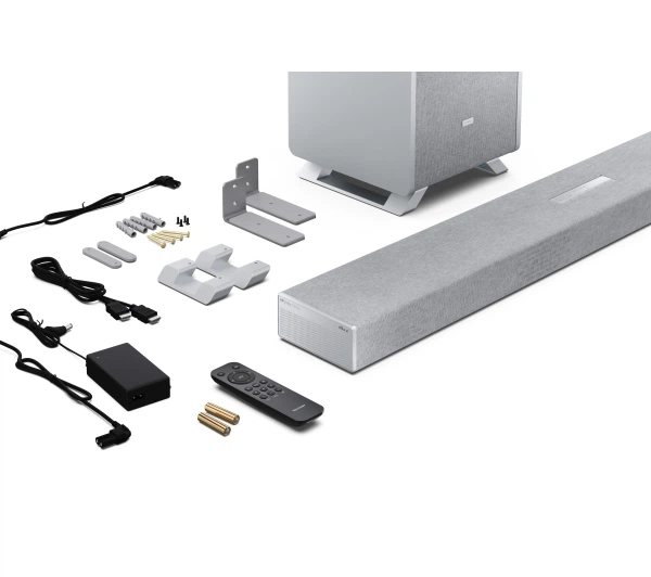 Саундбар Sharp HT-SBW53121 3.1.2 Bluetooth Dolby Atmos DTS X Сріблястий - изображение 6