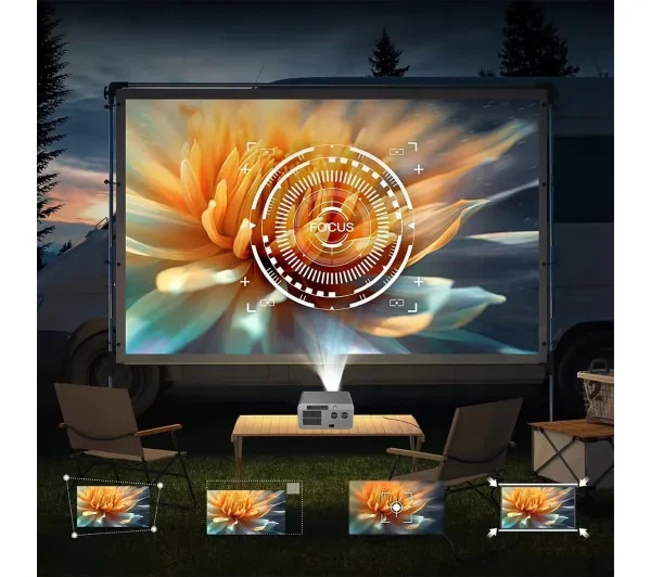 Проектор Zenwire G60 LED Full HD Android TV Wi-Fi Bluetooth - Фото 3 Проектор Zenwire G60 LED Full HD Android TV Wi-Fi Bluetooth - изображение 3