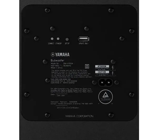 Сабвуфер Yamaha TRUE X SUB 100A SW-X100 Активний Світло-сірий - Фото 2 Сабвуфер Yamaha TRUE X SUB 100A SW-X100 Активний Світло-сірий - изображение 2