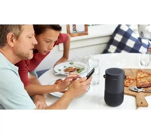 Bluetooth-колонка Bose Portable Home Wi-Fi AirPlay Чорна - Фото 6 Bluetooth-колонка Bose Portable Home Wi-Fi AirPlay Чорна - изображение 6