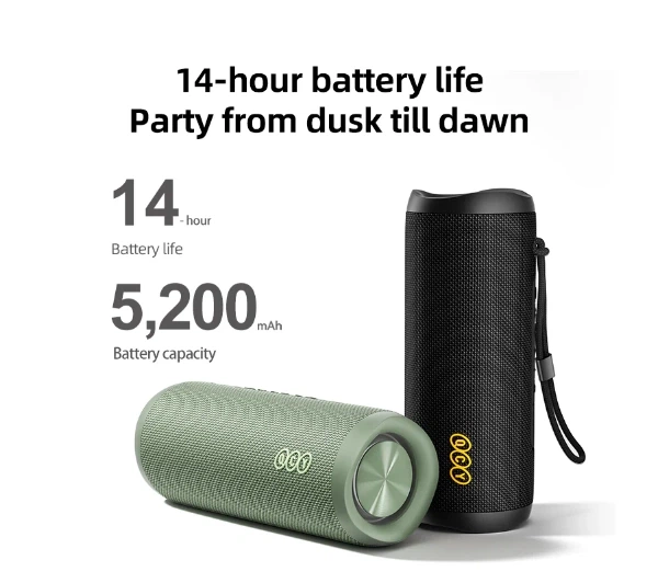 Bluetooth динамік QCY SP7 40W Чорний - Фото 2 Bluetooth динамік QCY SP7 40W Чорний - изображение 2