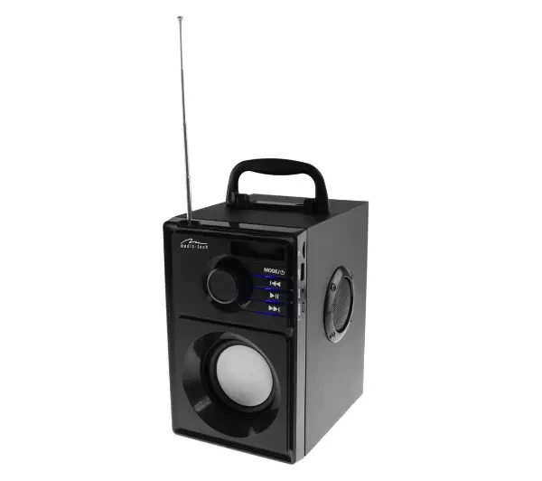 Bluetooth-колонка Media-Tech BOOMBOX SILVER MT3179 15W Радіо FM Чорний - Фото 4 Bluetooth-колонка Media-Tech BOOMBOX SILVER MT3179 15W Радіо FM Чорний - зображення 4