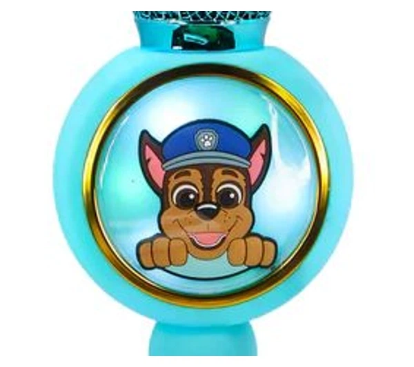 Мікрофон з динаміком Bluetooth OTL Technologies PAW Patrol Chase PopSing LED підсвічування бездротове караоке 5W Морський - Фото 7 Мікрофон з динаміком Bluetooth OTL Technologies PAW Patrol Chase PopSing LED підсвічування бездротове караоке 5W Морський - изображение 7