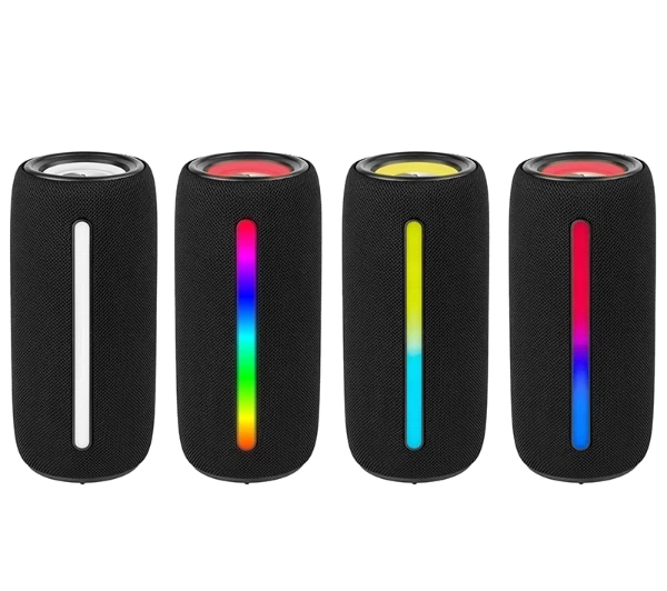 Bluetooth динамік Tracer Stripe TWS BT RGB 10W Чорний - Фото 4 Bluetooth динамік Tracer Stripe TWS BT RGB 10W Чорний - изображение 4