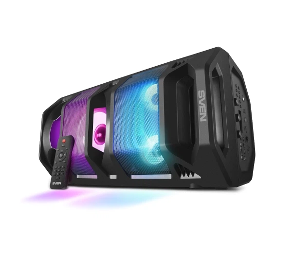 Bluetooth-колонка Sven PS-670 65W Радіо FM Чорний - Фото 1 Bluetooth-колонка Sven PS-670 65W Радіо FM Чорний - зображення 1