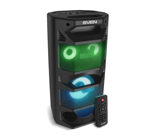 Bluetooth-колонка Sven PS-670 65W Радіо FM Чорний - Фото 6 Bluetooth-колонка Sven PS-670 65W Радіо FM Чорний - зображення 6