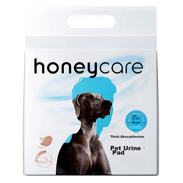 Пеленки HONEYCARE для собак впитывающие с дезодорирующим эффектом, 45х60см, 40шт - изображение 4