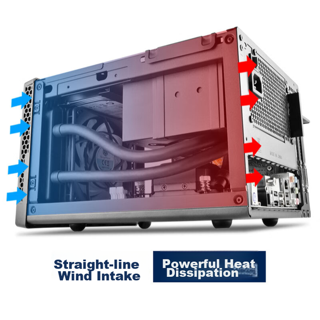 Корпус Silverstone SG13B ITX - Фото 8 Корпус Silverstone SG13B ITX - зображення 8