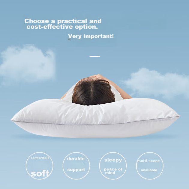 Подушка из чистого хлопка BEYOND Home Textile, моющаяся, для одного человека, средний размер, в упаковке 48*74 см. - Фото 5 Подушка из чистого хлопка BEYOND Home Textile, моющаяся, для одного человека, средний размер, в упаковке 48*74 см. - изображение 5