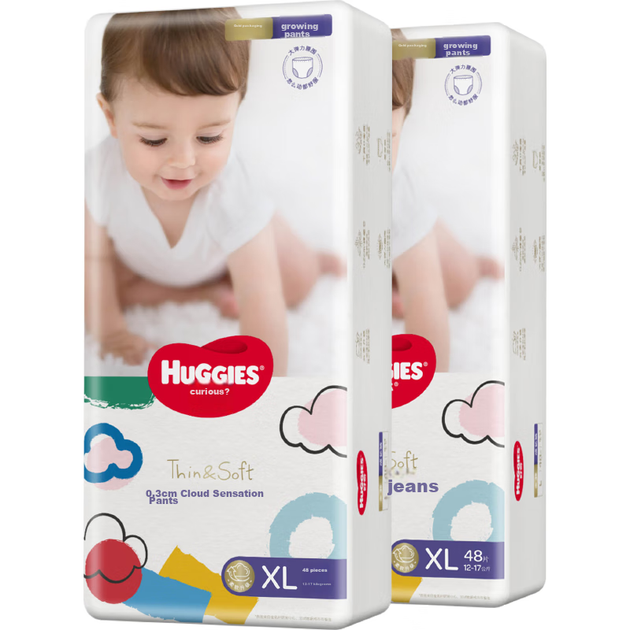 Подгузники-трусики Huggies Gold Little Black Hole XL 96 шт (12-17 кг) - изображение 11