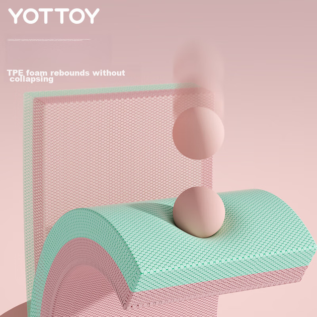 Yottoy Balance Pad, коврик для йоги, поддержка для планки, тренировка мышц кора, фитнес-йога, бесшумный, нескользящий, утолщенная мягкая пена, подушка для коленей - изображение 9