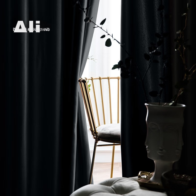 Шторы Ali Blackout, солнцезащитные шторы, готовые к использованию, не требуют сверления, крючки в комплекте, звуко- и теплоизолирующие оконные покрытия. - Фото 7 Шторы Ali Blackout, солнцезащитные шторы, готовые к использованию, не требуют сверления, крючки в комплекте, звуко- и теплоизолирующие оконные покрытия. - изображение 7