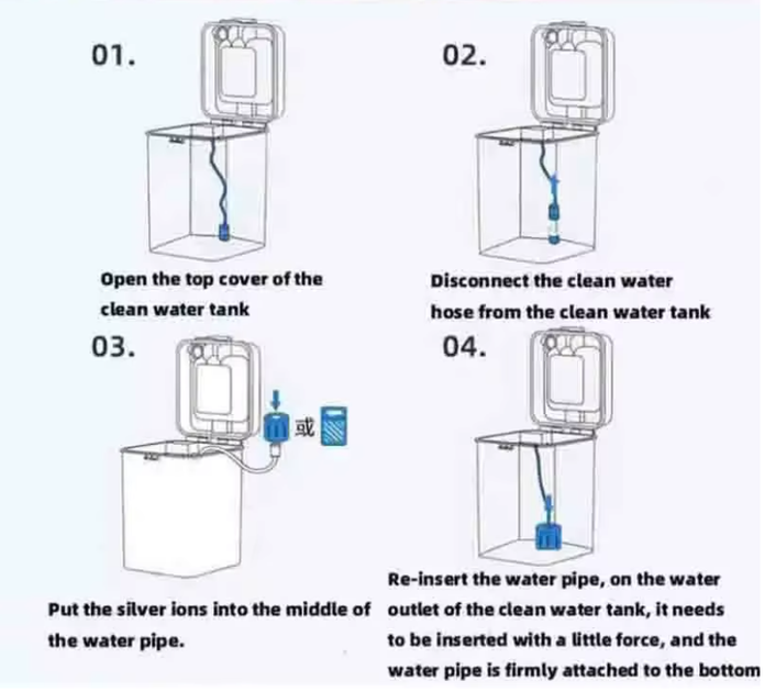 Модуль для стерилізації води іонами срібла для пилососу Dreame L10 Prime/L10 Ultra/L10s Ultra/L40 Ultra CE/X50 Ultra/L20 Ultra - зображення 4