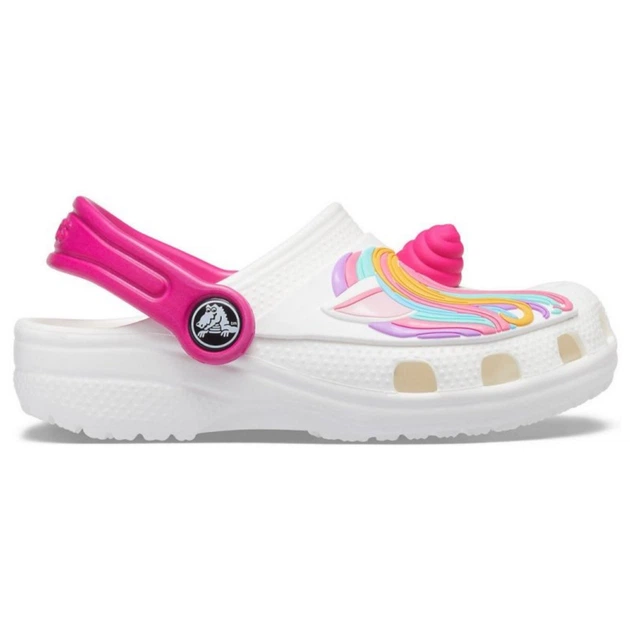 Сабо Crocs Classic I AM Unicorn Kids clog 33 р 20.8-21.5 см Дитячі Білі з єдинорогом 207073-100-J2 White - Фото 3 Сабо Crocs Classic I AM Unicorn Kids clog 33 р 20.8-21.5 см Дитячі Білі з єдинорогом 207073-100-J2 White - зображення 3
