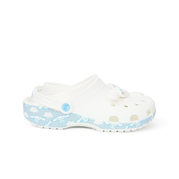 Сабо Crocs Cinnamoroll Classic clogs Kids 33-34 р 20.8-21.5 см Дитячі Білі 210343-J2 White - Фото 4 Сабо Crocs Cinnamoroll Classic clogs Kids 33-34 р 20.8-21.5 см Дитячі Білі 210343-J2 White - изображение 4