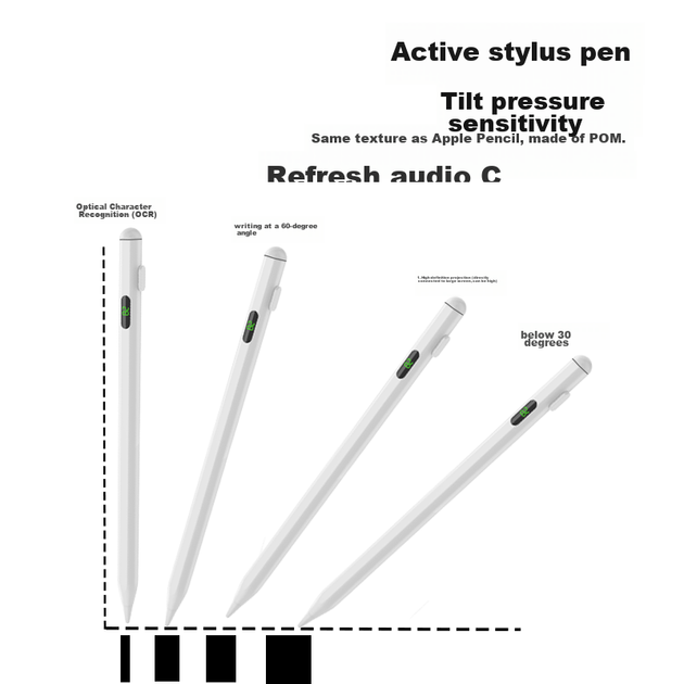 Стилус ємнісний WITGOER для iPad сумісний з Apple Pencil магнітний - зображення 6