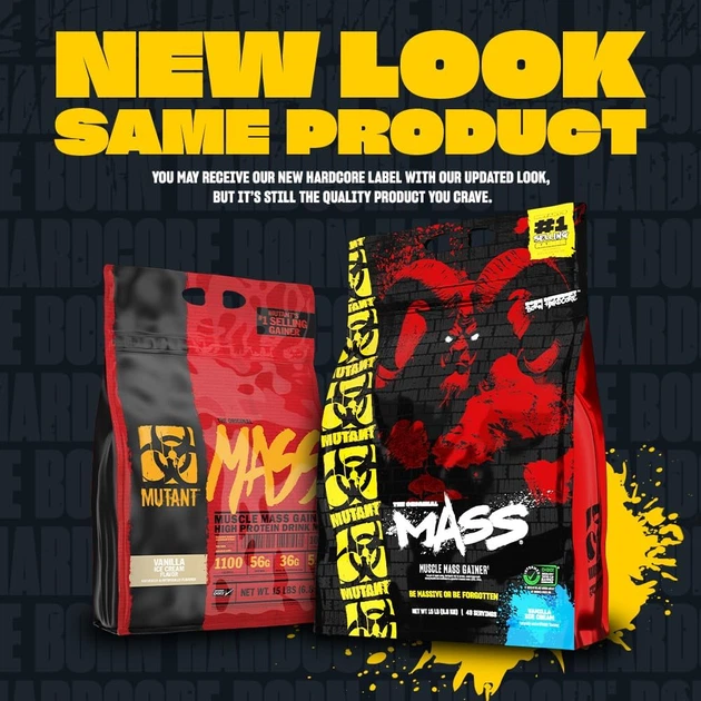 Гейнер Mutant Mass 6800 г Клубника-Банан (4384301741) - изображение 2