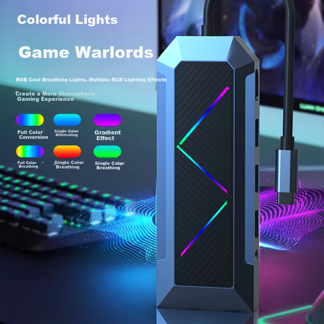 Док-станція GODO Type-C на HDMI, USB 3.0, Thunderbolt 4 - зображення 6