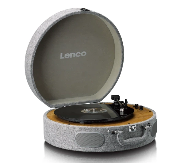 Програвач вінілових дисків Lenco LS-66GY Манульний Привід на ремені Bluetooth Сірий - изображение 2