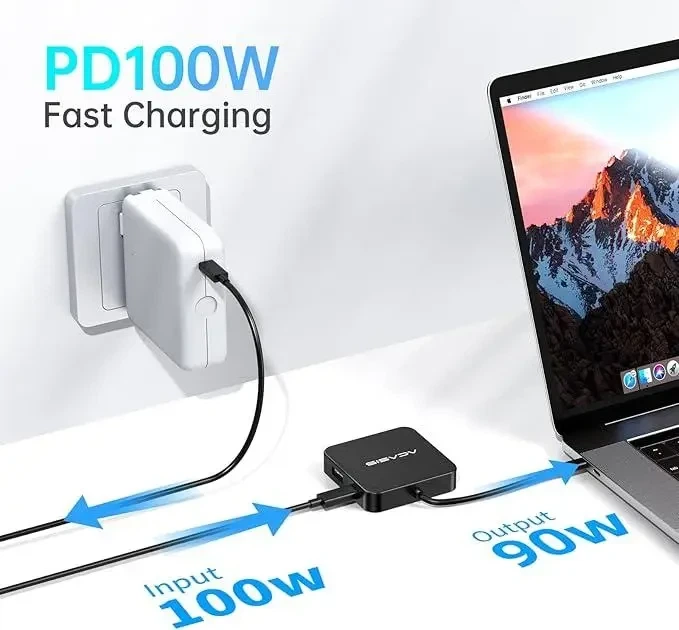 Док-станція для ноутбука Acasis USB C Hub Dual HDMI HC31-2H15 - Уценка - Фото 4 Док-станція для ноутбука Acasis USB C Hub Dual HDMI HC31-2H15 - Уценка - изображение 4