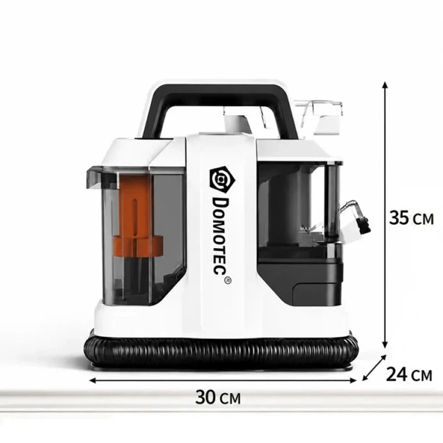 Миючий пилосос для чищення килимів, диванів DOMOTEC MS-4415 - Фото 3 Миючий пилосос для чищення килимів, диванів DOMOTEC MS-4415 - зображення 3