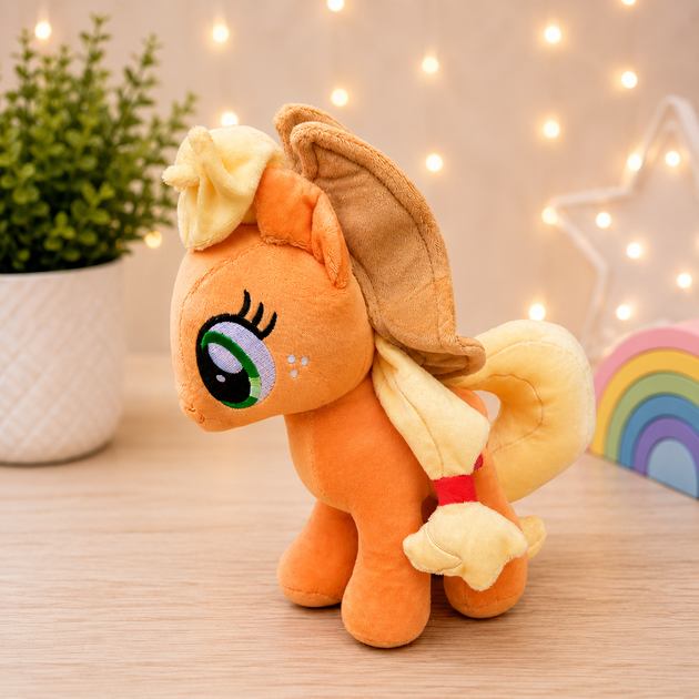 Мягкая игрушка My Little Pony Эпплджек (Applejack) 30 см плюшевая пони в шляпе, детская игрушка - изображение 3
