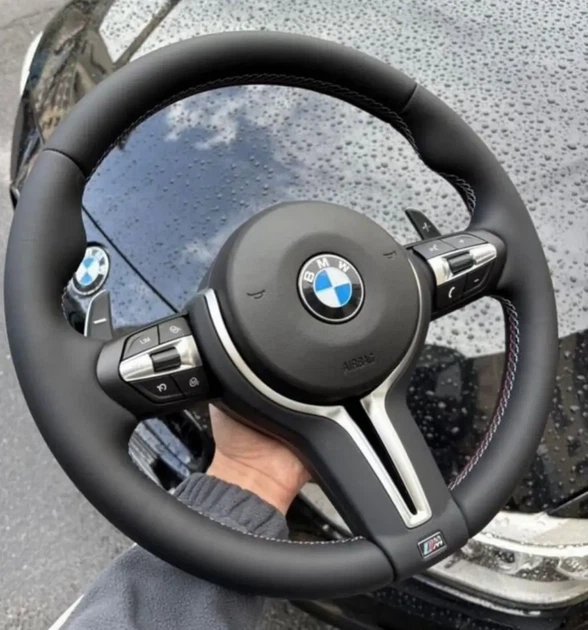 Шкіряне M Кермо з підігрівом та вібро М3 стиль BMW F series F20 F21 F30 F31 F32 F33 F36 X3 F25 F15 F01 F02 F06 F07 F10 F11 F12 F13 - зображення 6