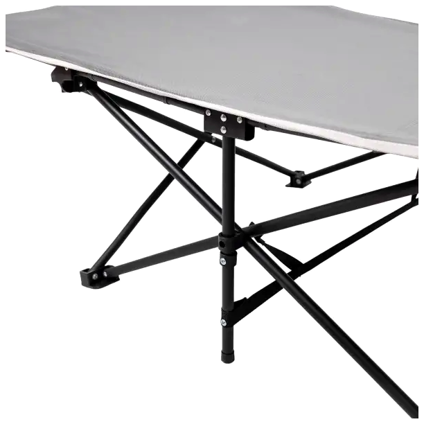 Кровать раскладная туристическая 185x60x50 см с стальным каркасом для кемпинга серый HM-3791 - Фото 3 Кровать раскладная туристическая 185x60x50 см с стальным каркасом для кемпинга серый HM-3791 - изображение 3