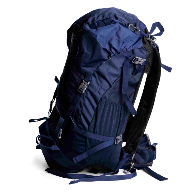 Туристический рюкзак 68 л нейлон для походов с креплением MOLLE синий HM-3797 - изображение 2