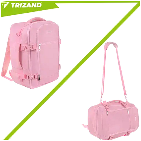 Туристический рюкзак 20л 40х25х20 см Oxford 2в1 Trizand розовый - изображение 4