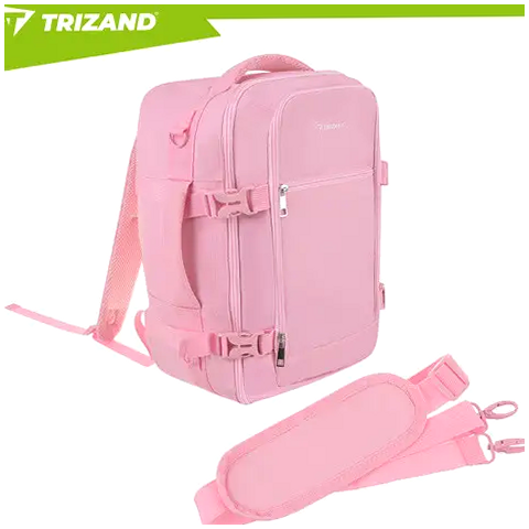 Туристический рюкзак 20л 40х25х20 см Oxford 2в1 Trizand розовый - изображение 7