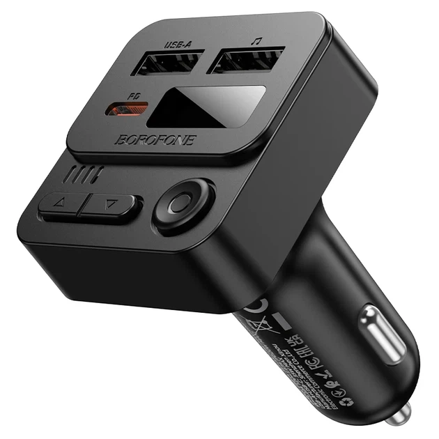 FM-модуль Borofone BC60 35W Bluetooth 5.4 черный - изображение 5