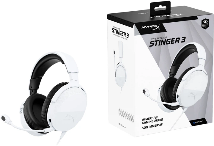 Наушники HyperX Cloud Stinger 3 Wired White (BS1T6AA) - изображение 7