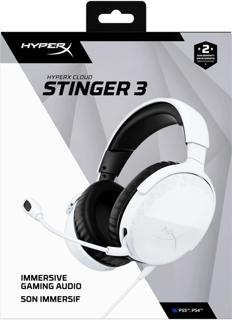 Наушники HyperX Cloud Stinger 3 Wired White (BS1T6AA) - изображение 10