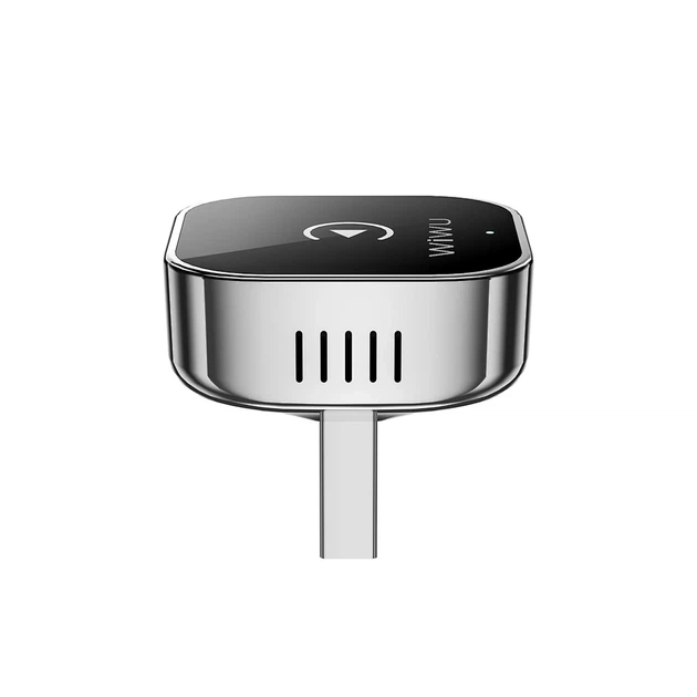 Адаптер WIWU CarPlay Wi-CP003 2-в-1 USB-A/USB-C Серебристый 145x105x45 мм - изображение 5