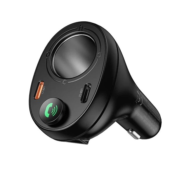 FM-трансмиттер HOCO E88 35W 2xUSB Type-C Черный - изображение 4