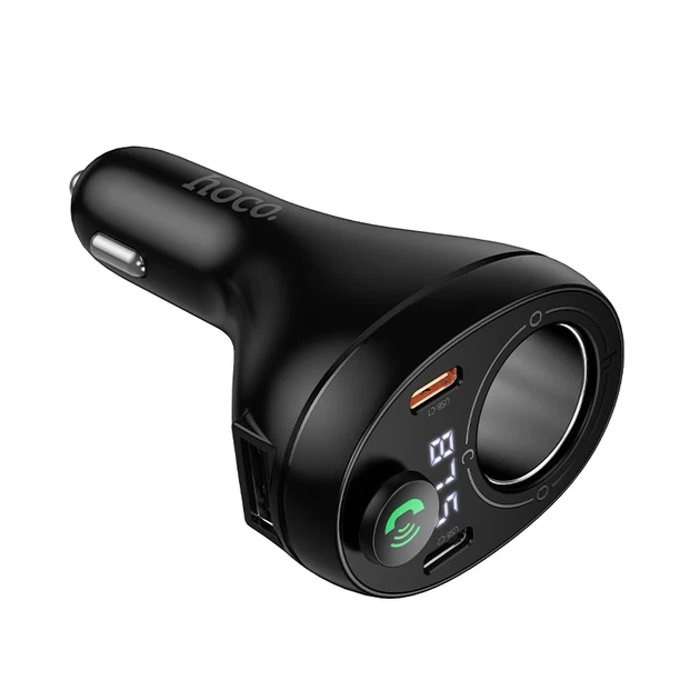 FM-трансмиттер HOCO E88 35W 2xUSB Type-C Черный - изображение 6