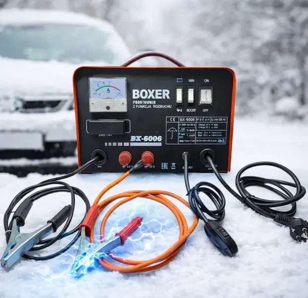 Автомобильное зарядное устройство BX-8006 CB-30 12/24 В 18 А для аккумулятора 20–120 Ач, автоматическая зарядка АКБ с электронным дисплеем, регулировкой тока и защитой от перегрузки - изображение 3