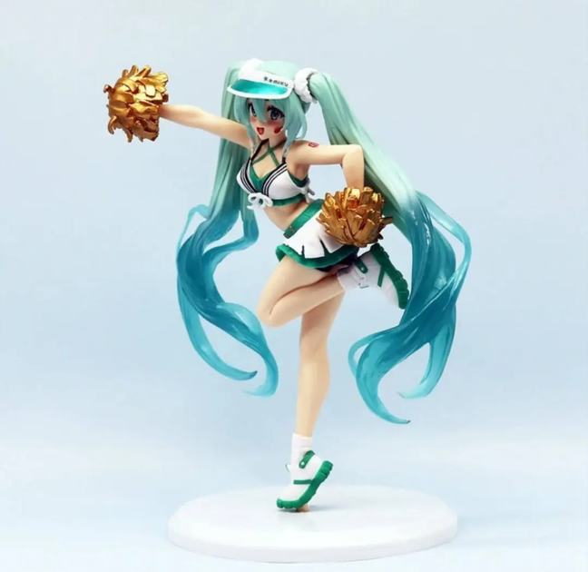 Аніме фігурка Vocaloid Вокалоїд Miku Hatsune Хацуне Міку черлідер,19 см - Фото 3 Аніме фігурка Vocaloid Вокалоїд Miku Hatsune Хацуне Міку черлідер,19 см - зображення 3