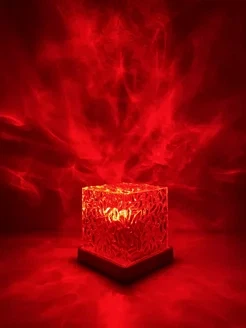 Ночник от USB куб звездное небо LED настольная RGB лампа 16 цветов для спальни и детской с пультом - изображение 8
