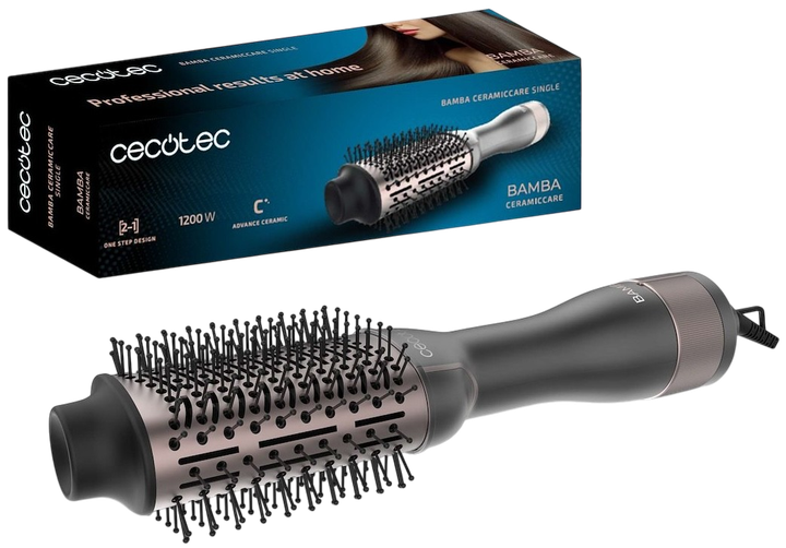 Фен-щітка Cecotec CeramicCare Single (04444) - зображення 2