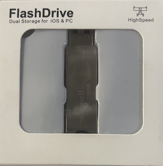 USB-флешка Nanopell 128 ГБ з автономним адаптером Type-C - изображение 4