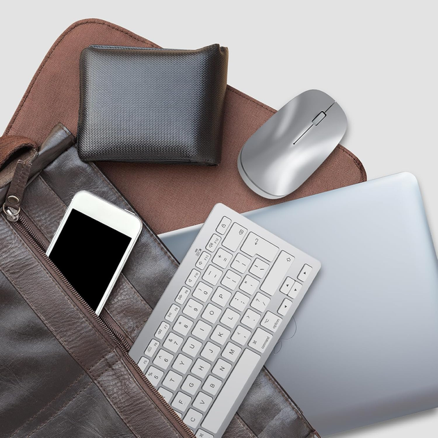 Комплект Bluetooth-клавіатури та миші для Mac, надтонкий OMOTON - зображення 6