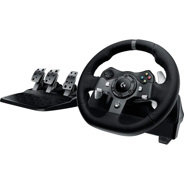 Руль Logitech G920 Driving Force PC/Xbox One Black (941-000123) - Фото 2 Руль Logitech G920 Driving Force PC/Xbox One Black (941-000123) - изображение 2