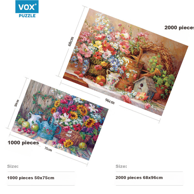 Пазл VOX для взрослых, 2000 деталей, осенний, набор для снятия стресса, сложная головоломка, подарок на день рождения. - изображение 4