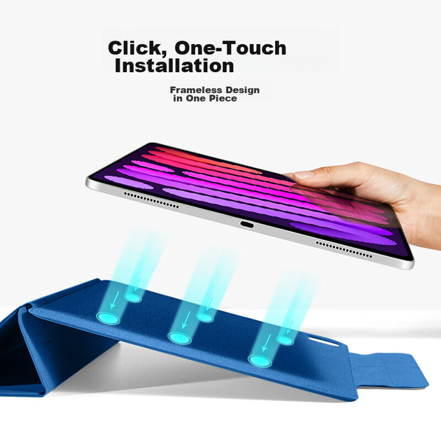 Чехол для планшета Apple iPad mini 7/6 ESR Magnetic Double-Sided Clip Blue - изображение 4