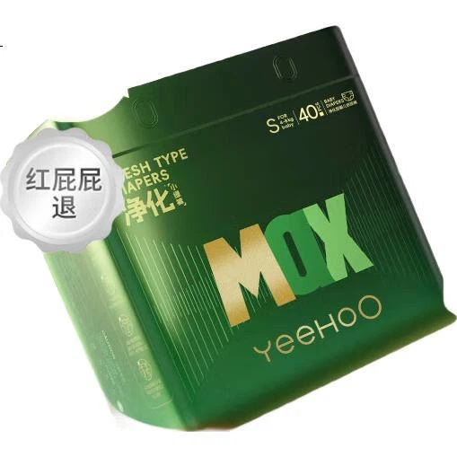 Подгузники YEEHOO MAX, размер S, 40 шт, ультратонкие, дышащие, для ночного сна, с защитой от опрелостей - Фото 2 Подгузники YEEHOO MAX, размер S, 40 шт, ультратонкие, дышащие, для ночного сна, с защитой от опрелостей - изображение 2