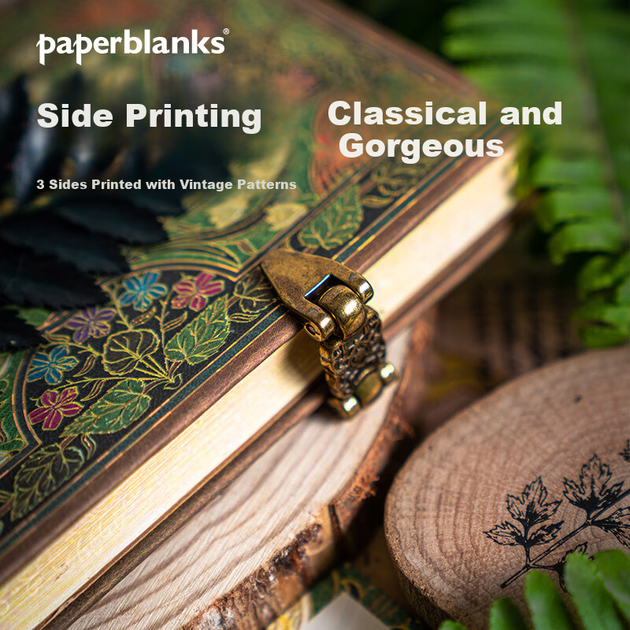 Paperblanks [Подарок на выпускной] Импортный блокнот,винтажный дневник для женщин и студентов,подарок на годовщину,креативный сувенир,красочный поэтический блокнот среднего размера - изображение 9